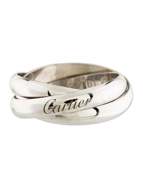 cartier ring silver and gold|cartier gold ring price.